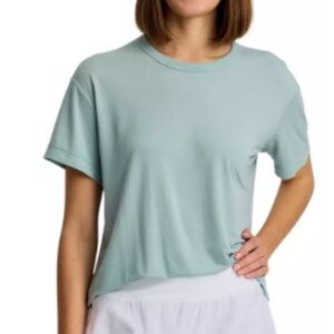 Gently used Free Fly womens ocean mist ELEVATE tee small